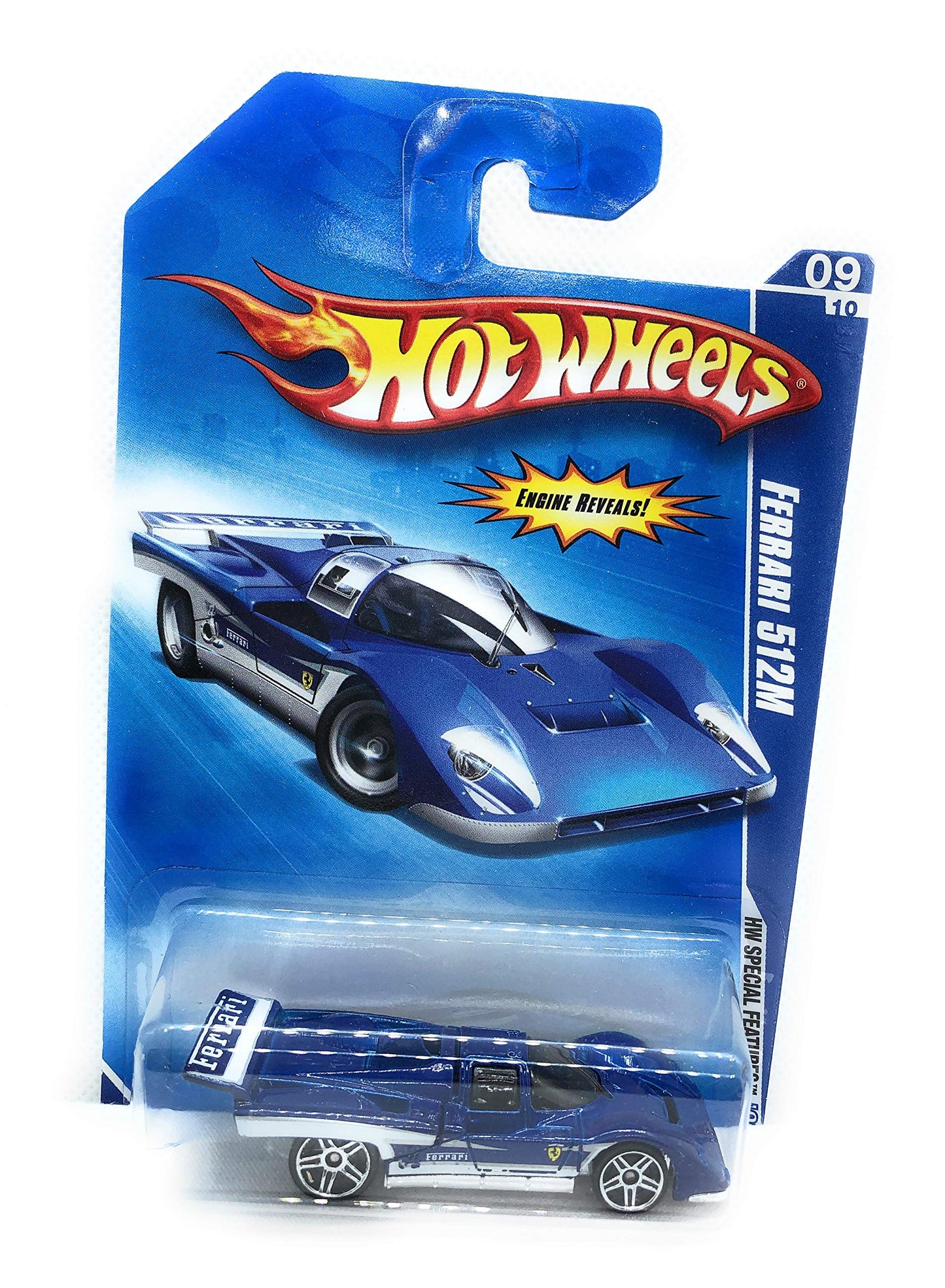 Hot Wheels 2008 Ferrari 512M 1:64 Scale Car, Blue, Kid, Children