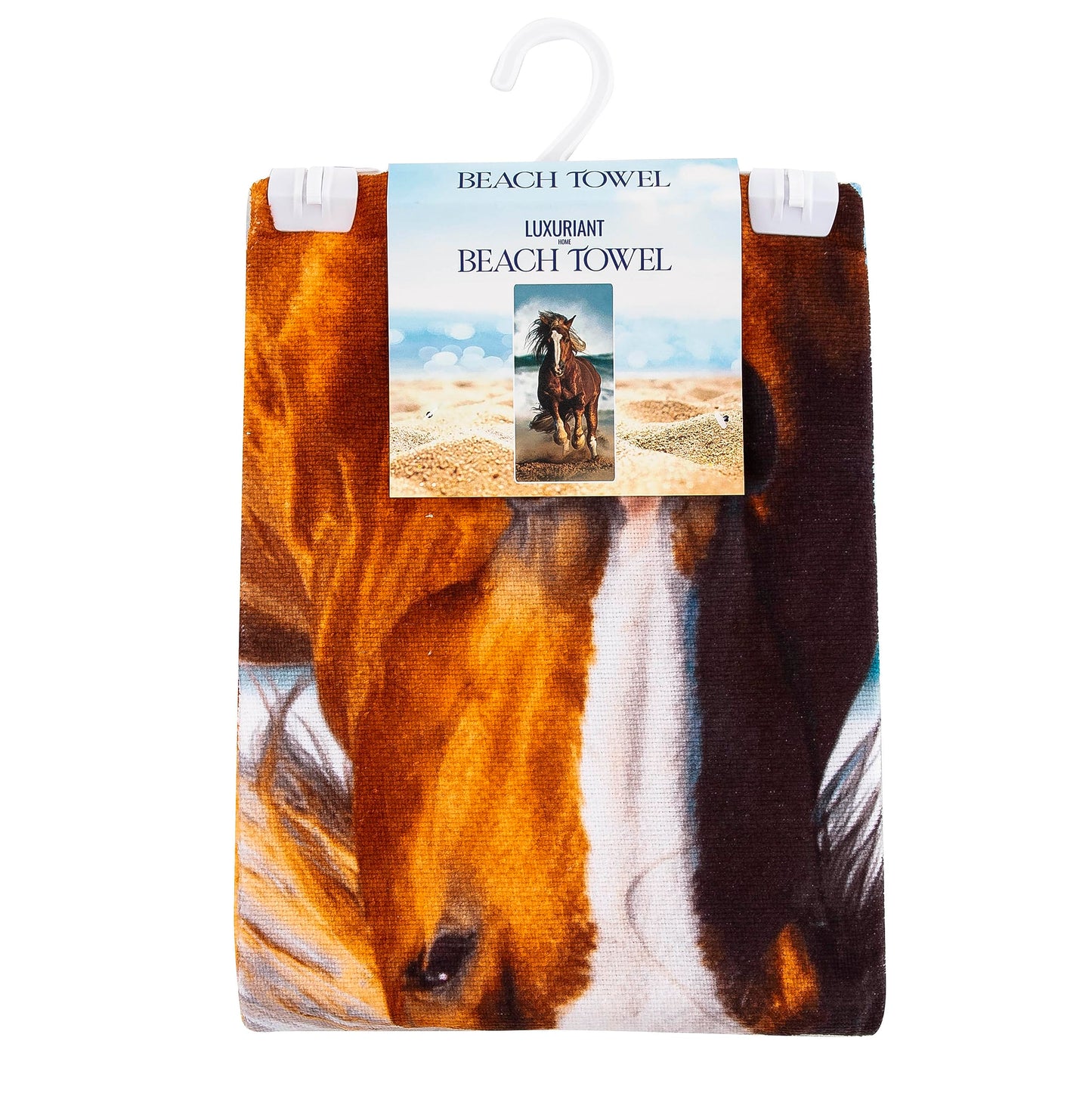 Northwest Classics Beach Towel, 30" x 60", Running Horse