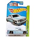Hot Wheels 2015 HW Workshop Chevy Silverado 249/250, Light Blue