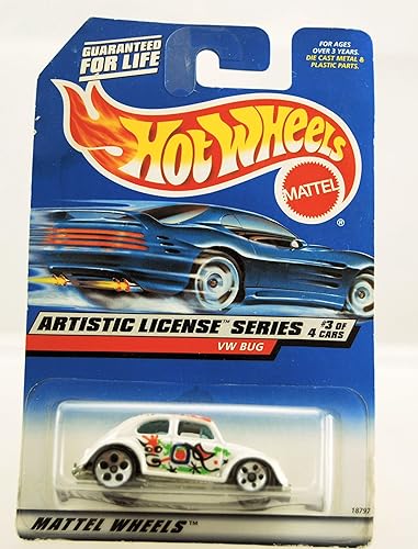 Hot Wheels 1997 Artistic License Series VW BUG 3/4 #731 1:64 Scale