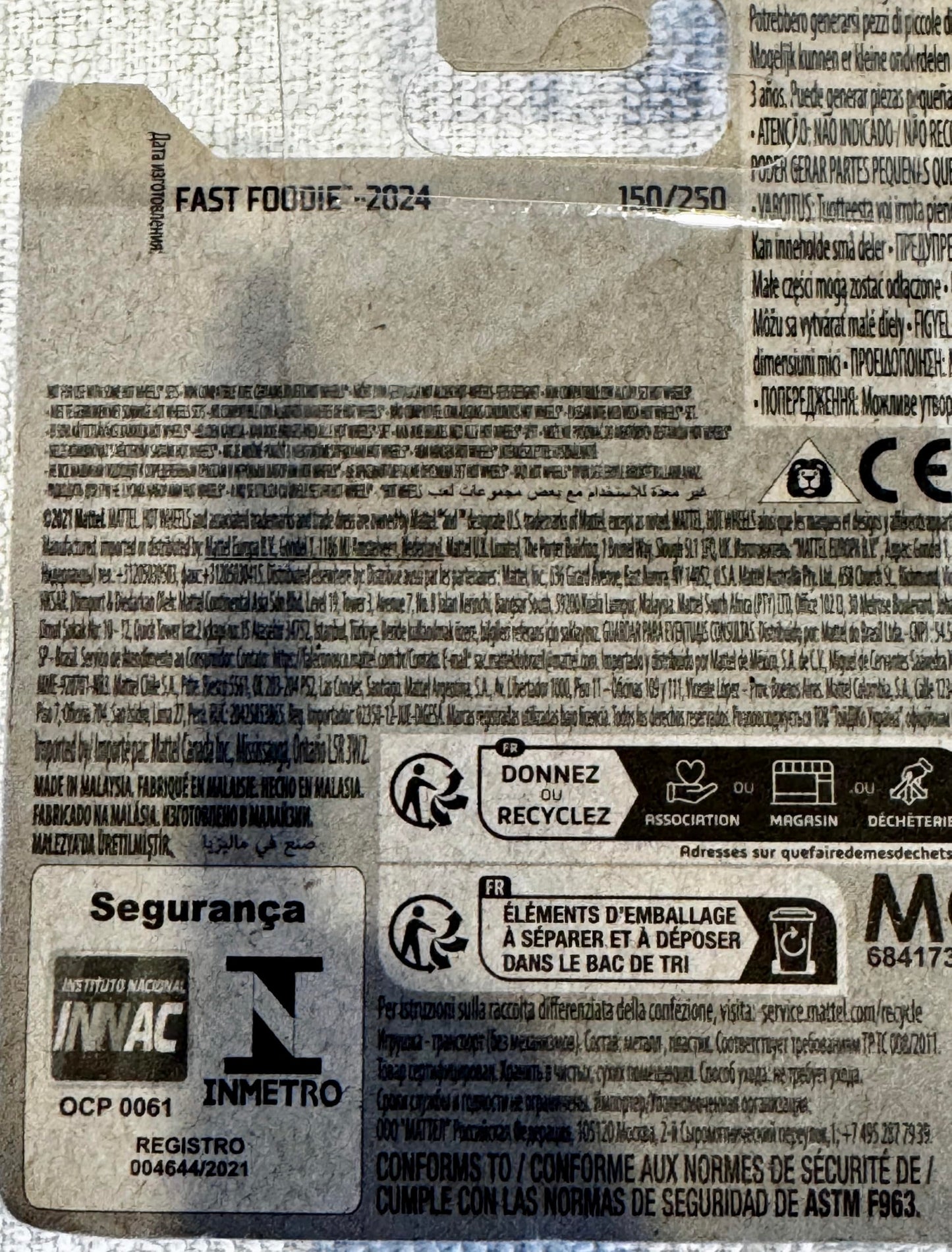 Hot Wheels Donut Drifter Fast Foodie 1:64 Scale Diecast Car