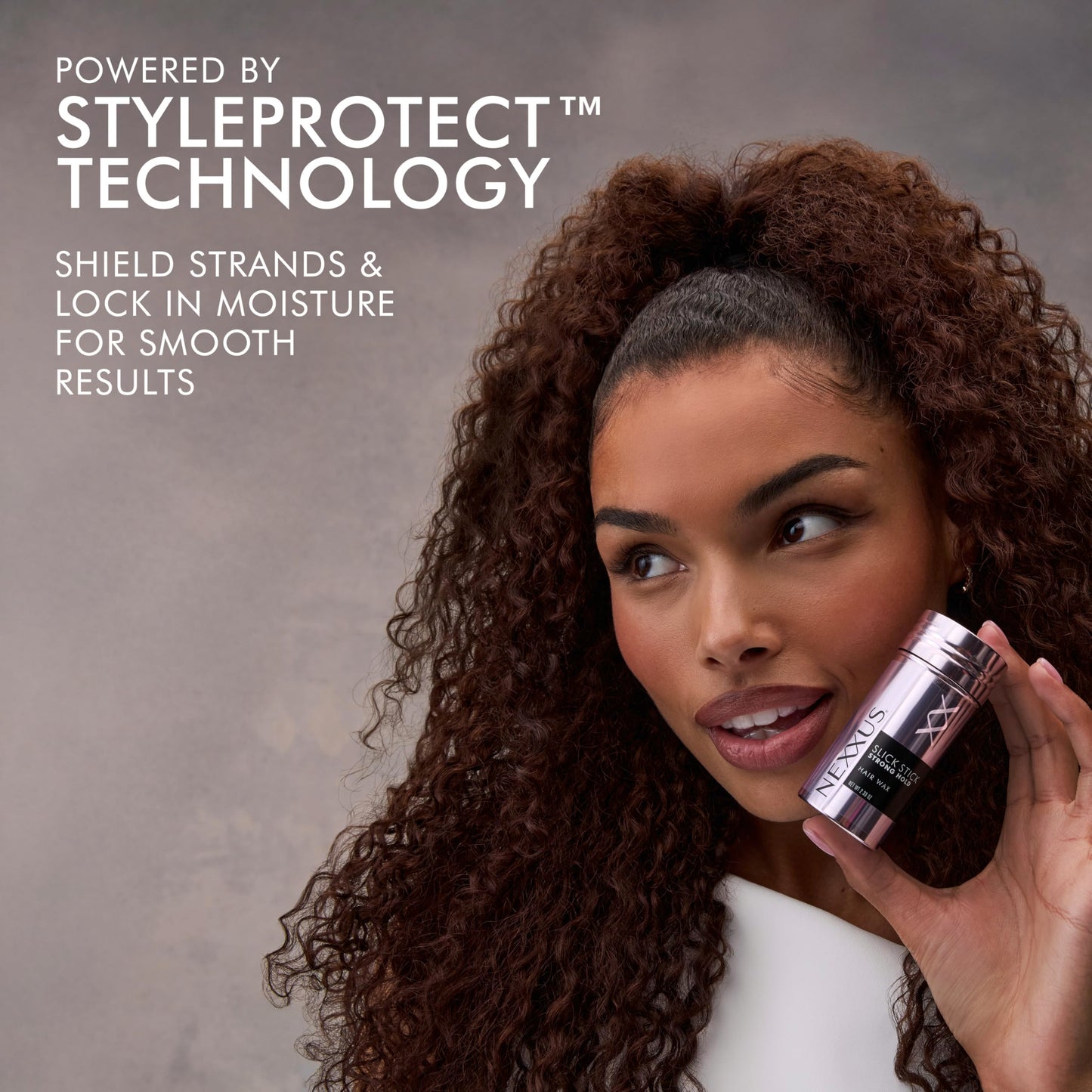 Nexxus Styling Slick Stick Hair Stick Strong Hold Hair Wax Powered by Styleprotect Technology 2.33 oz