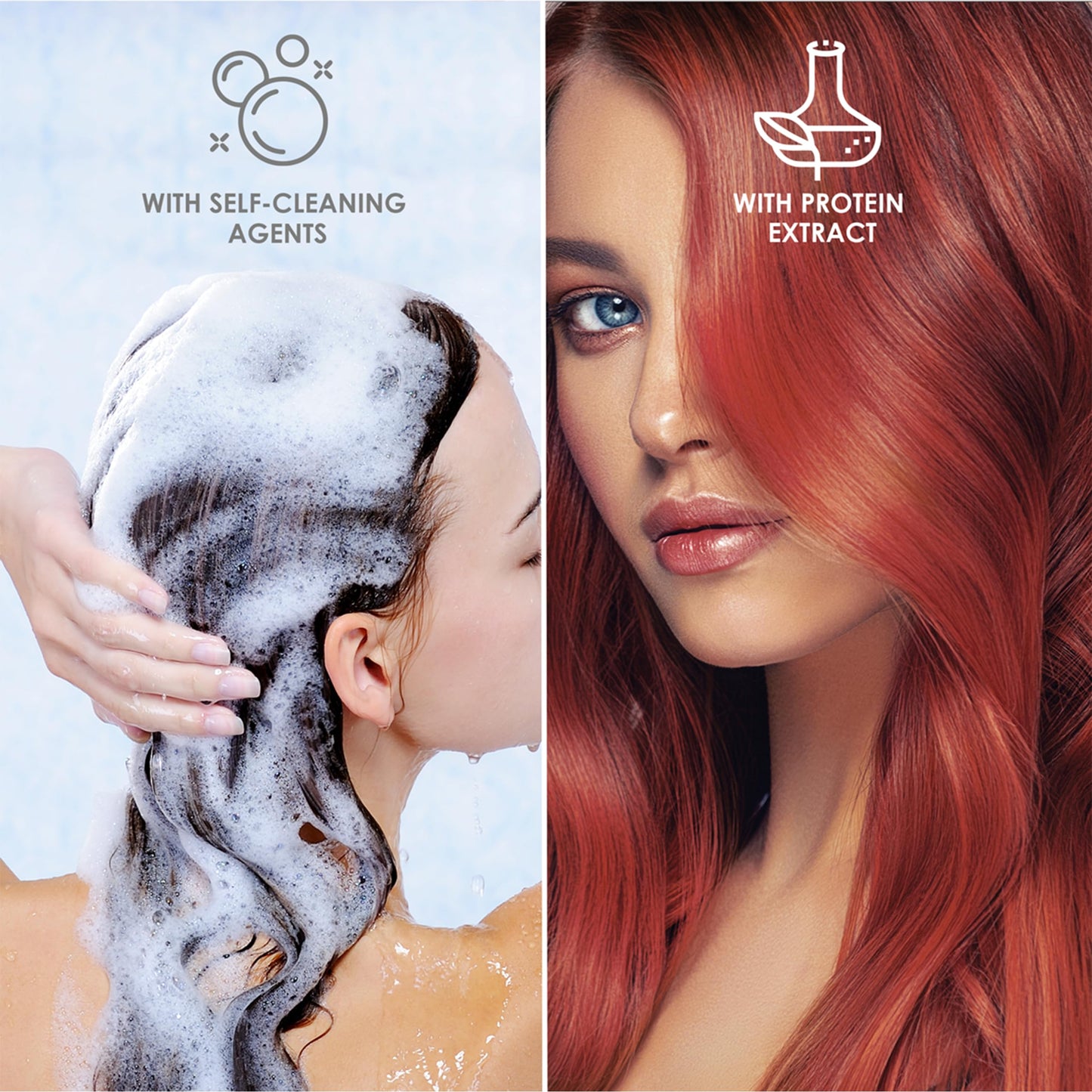 BOXY COLOR Coloring kit professional, permanent color cream hair dye with Vegetal Protein to get Hair with intense color shiny and silky. 100% Gray