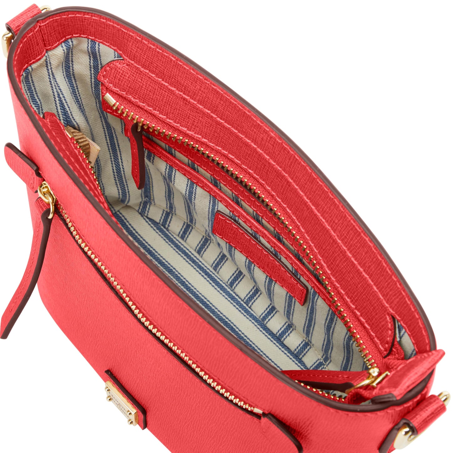 Dooney & Bourke Handbags for Women, Saffiano Leather Small Crossbody Bags for Women - Red