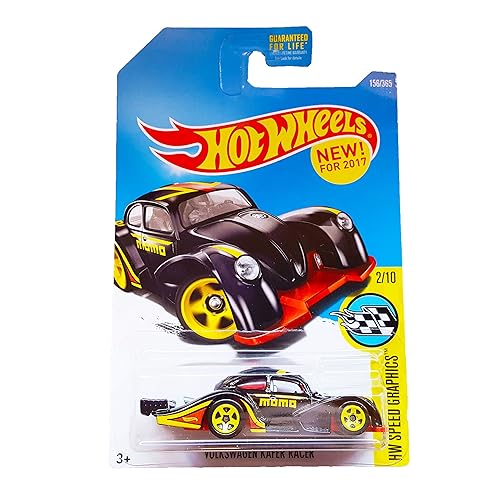 Hot Wheels 2017 HW Speed Graphics Volkswagen Kafer Racer 156/365, Black