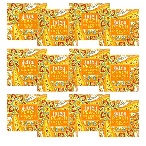 Greenwich Bay Mini Botanical Soap Bars - 12 Pack 1.9 oz Each - Individually Wrapped Guest Soaps for Airbnb, Spa, Travel, Bath - Travel Size Bar Soap