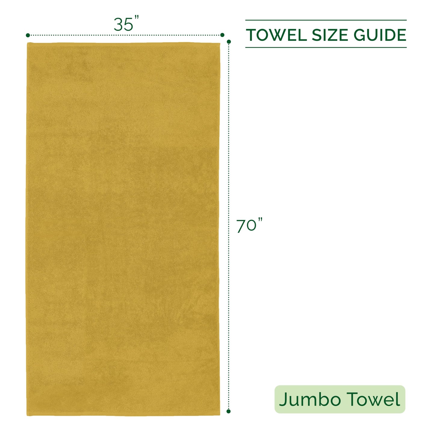 Elegant Comfort Three Line Popcorn Towel Set for Bathroom 35 x 70 inches, Premium Hotel Quality 1-Pack Jumbo Towels, 100% Turkish Cotton, Soft…