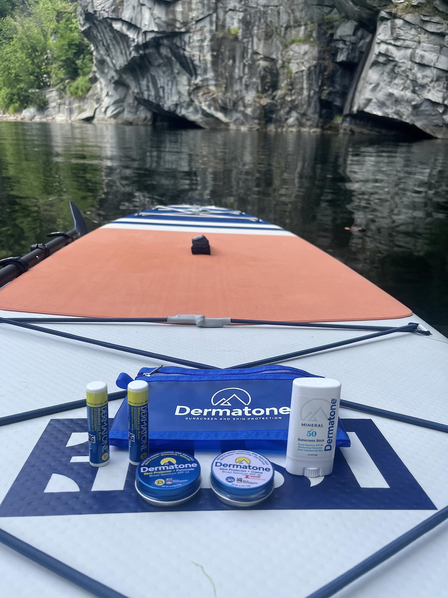 Dermatone Outdoor Protection Gift Pack | Contains 4 of our Sunscreen, Skin Protection Products | Classic Tin, Z-Cote, Mineral Sunscreen Stick & 2