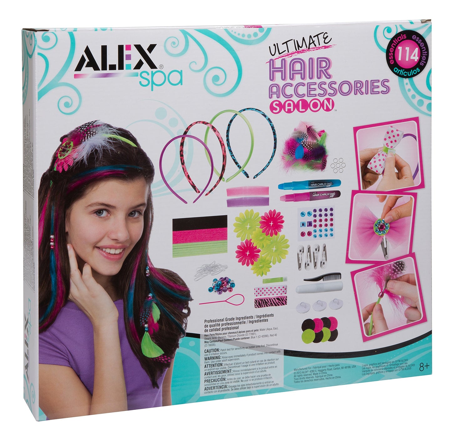 Alex Spa Ultimate Hair Accessories Salon Girls Fashion Activity