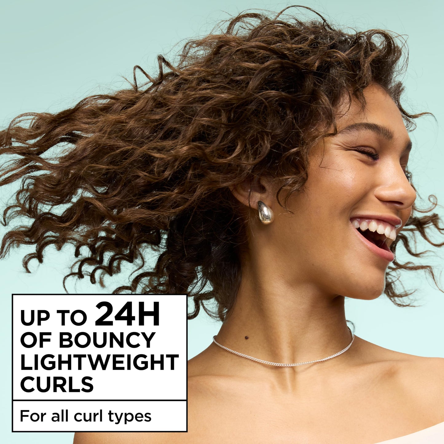 Garnier Fructis Curl Construct Creation Mousse, Curl Activator Provides Frizz Control, Long-Lasting Hold, and No Weigh-Down for Curly, Wavy, and Coily