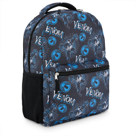 Marvel Comics Venom School Backpack - Avengers, Spiderman, Captain America, Iron Man, Hulk - Officially Licenced Bookbag for Boys & Girls (Venom Black)