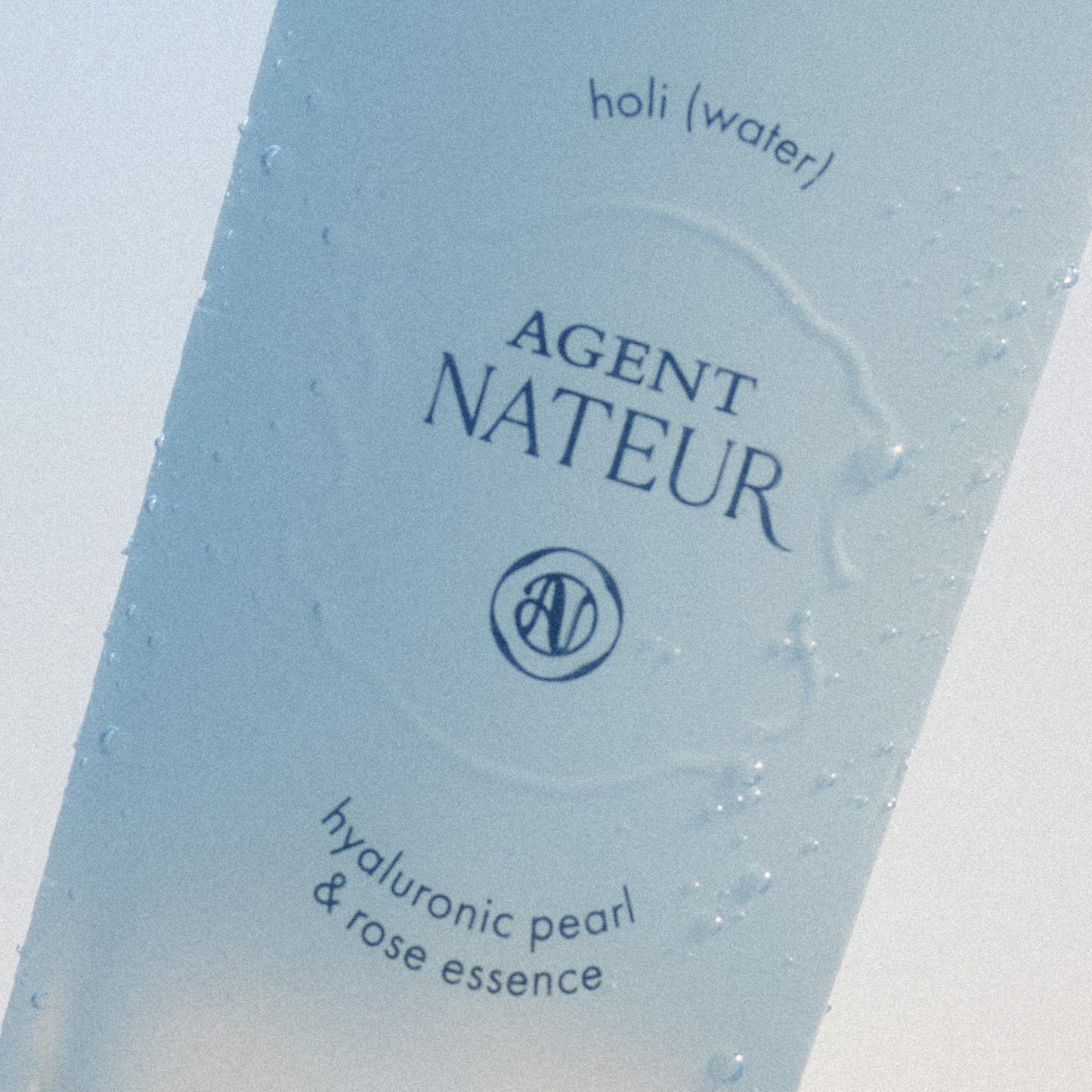 Agent Nateur - holi (water) Natural Pearl + Rose Hyaluronic Essence | Plump, Moisturize, Protect | Luxury, Non-Toxic Clean Skincare (Travel Size, 1 oz