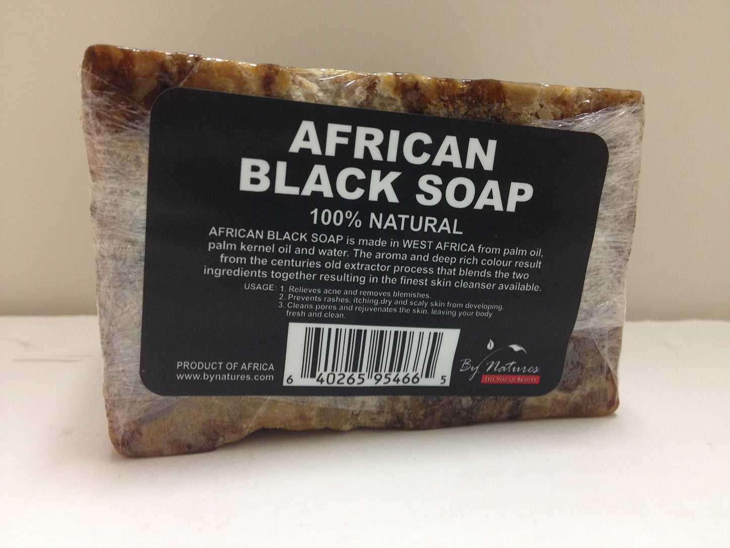 By natures Natural African Black Soap (Original) Beauty & Personal Care By Natures