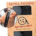 Extra Rough Exfoliating Washcloth - Extreme Body & Back Scrubber for Shower, Extra Long, Hygienic Exfoliator Wash Cloth, Men Or Women, 2 Count Pack, 1