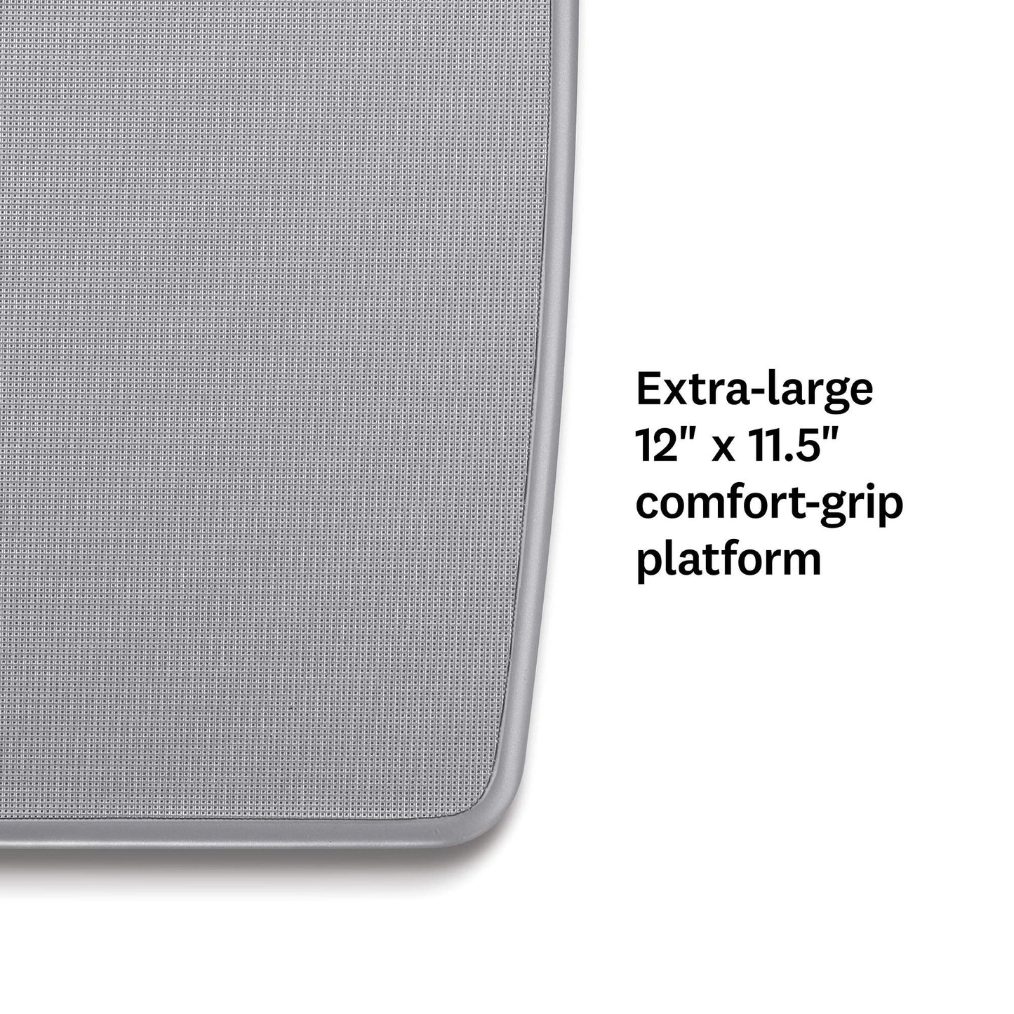 Thinner by Conair Bathroom Scale for Body Weight, Extra-Large Analog Scale Measures Weight Up to 330 Lbs. in Silver