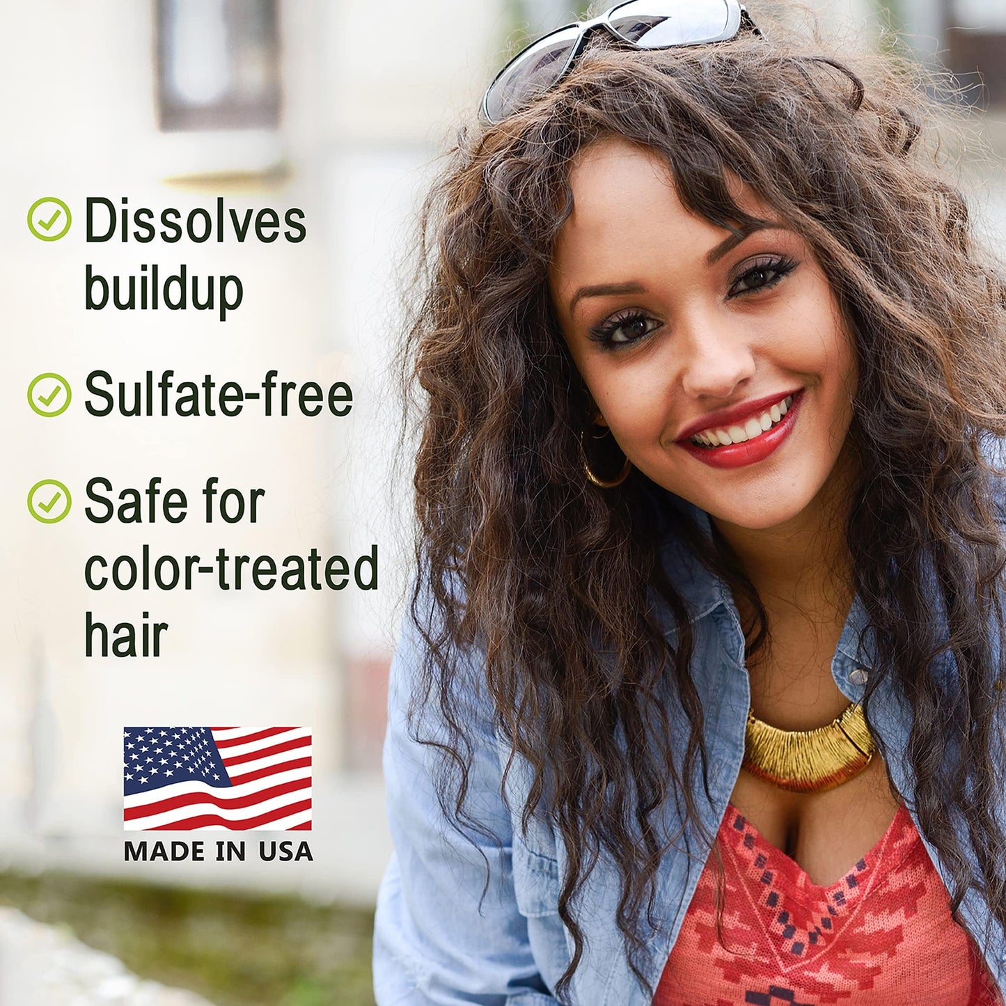NOTHING BUT Clarifying Shampoo Sulfate-Free Detox for Natural Hair - Hair Shampoo - Removes Buildup - 12oz - Pack of 2