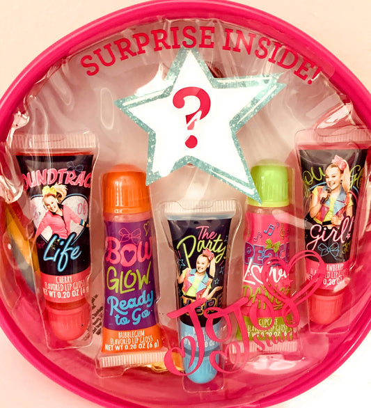 JoJo Siwa 5 pack Flavored Lip Glosses Gift Set For Girls, Multi-colored, 3", 5 Count Beauty & Personal Care JoJo Siwa
