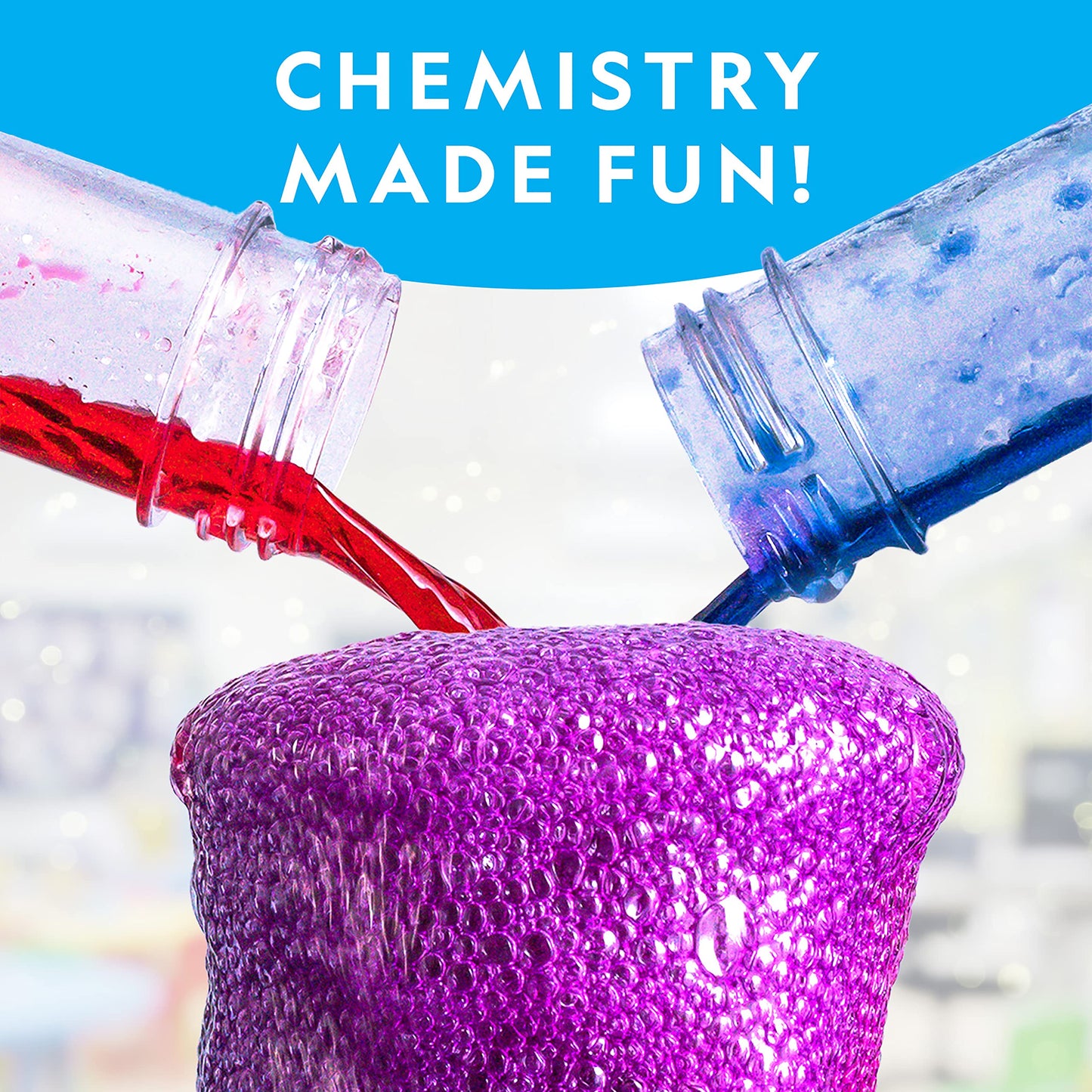 National Geographic Stunning Chemistry Set – Mega Science Kit with 45 Experiments, Volcano & Rocket Launch STEM Projects for Kids Ages 8–12, Science Toys