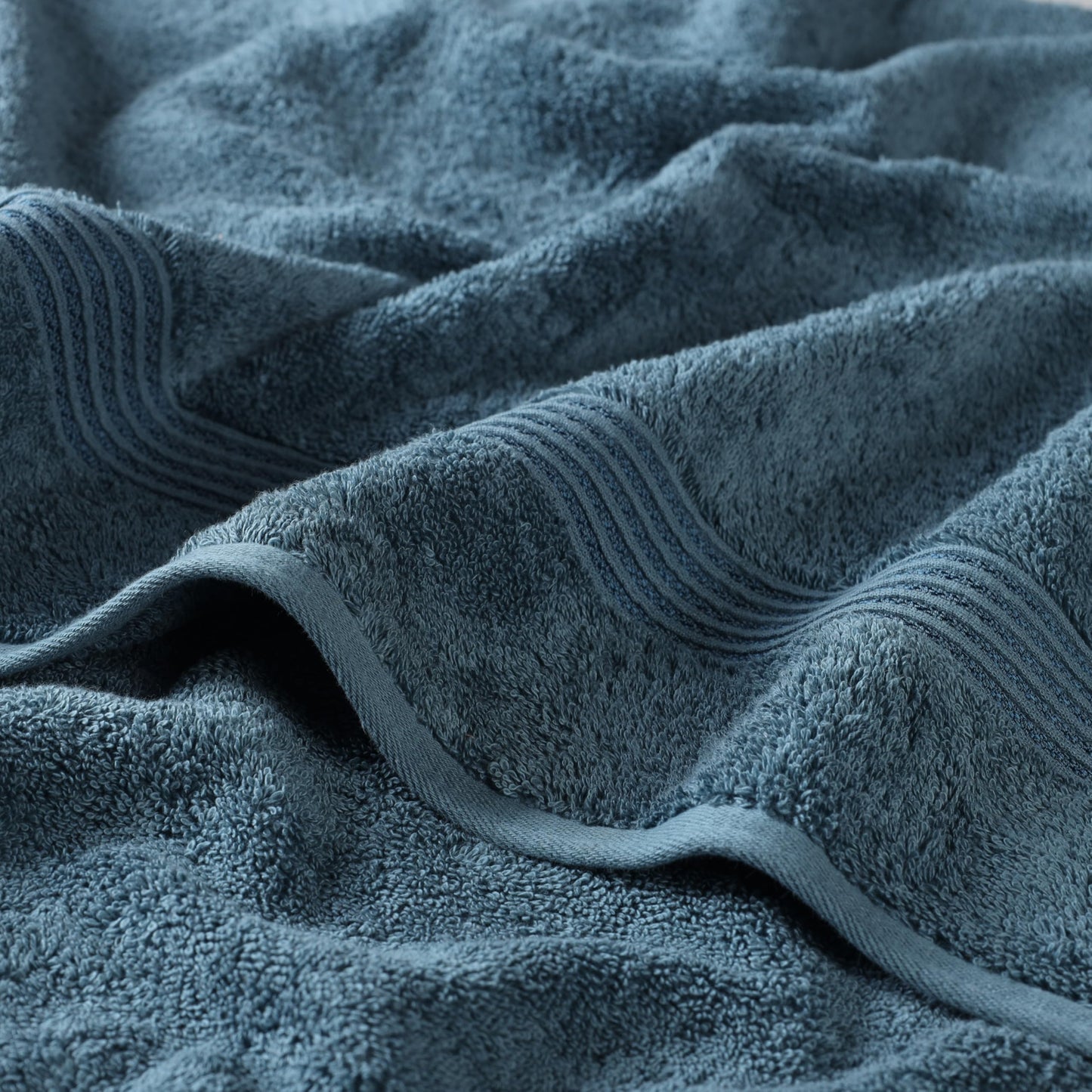 Superior Egyptian Cotton 4-Piece Bath Towel Set for Shower, Bath, Spa, Resort, Hotel, Soft Body Towels, Airbnb Essentials, Apartment, Dorm, Quick…