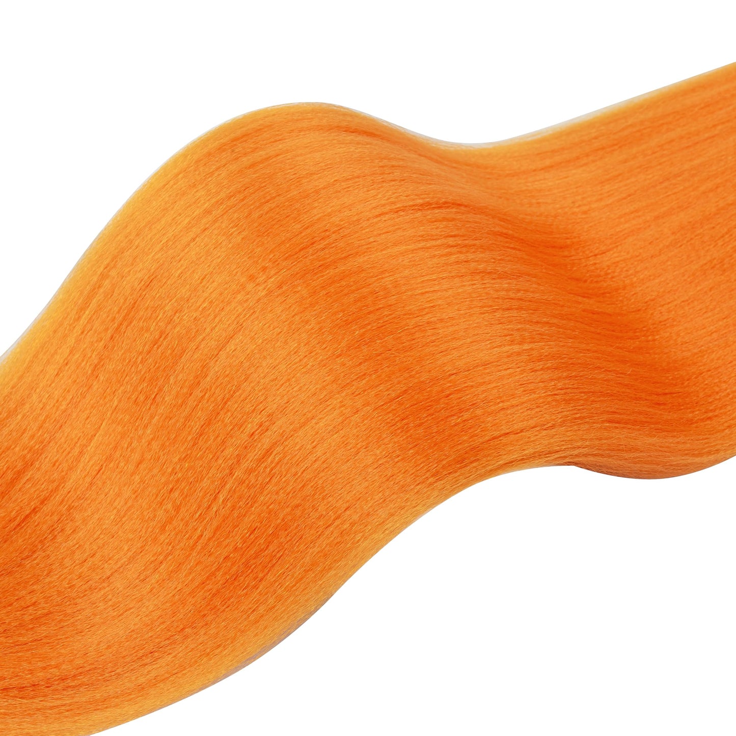 Braiding Hair Pre Stretched 24 inch 3 Packs Professional Yaki Synthetic Hot Water Easy To Install Hair for Braiding (Orange#) Beauty and Personal Care Ubeleco