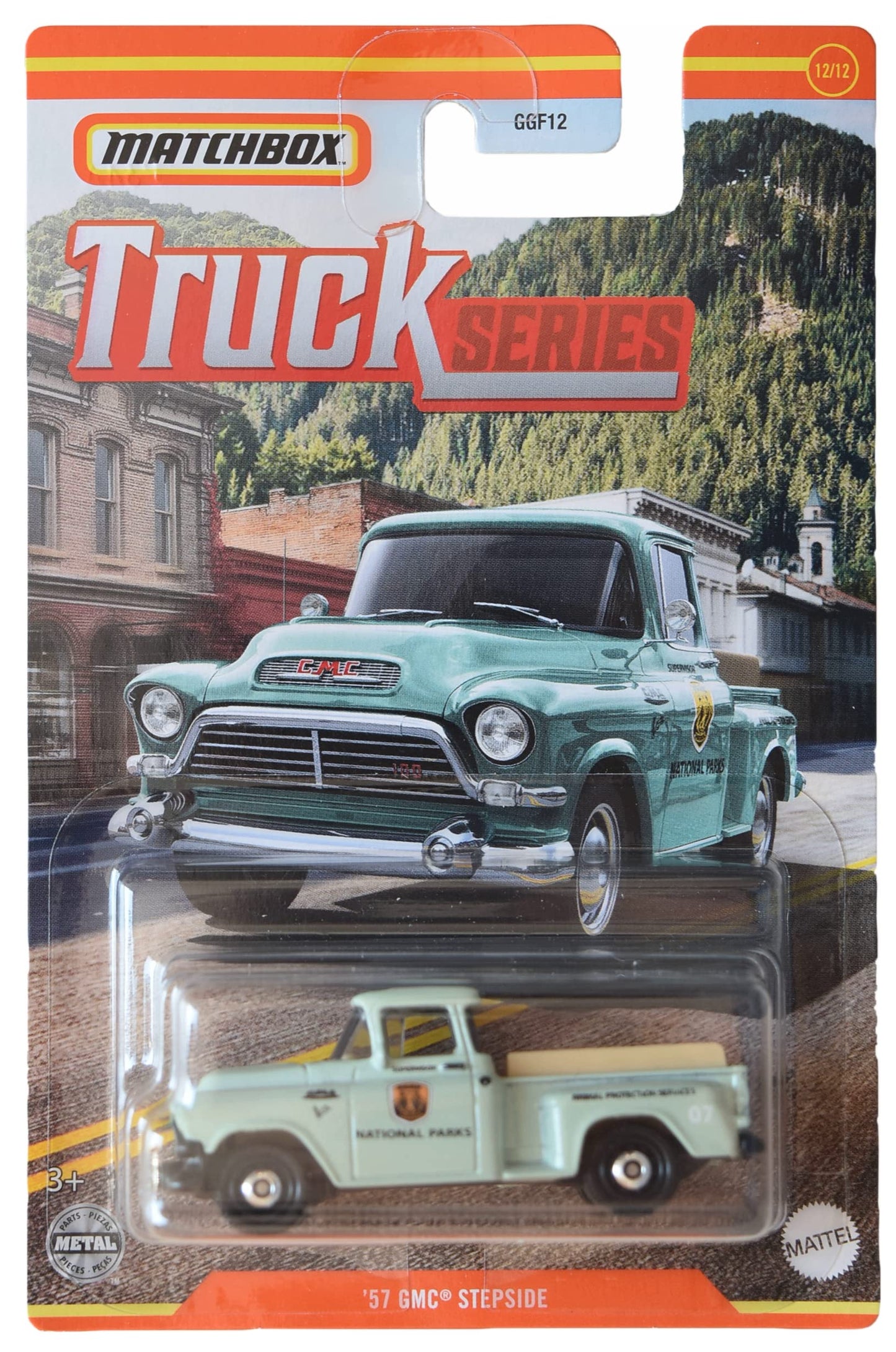 Hot Wheels Matchbox '57 GMC Stepside - Truck Series - sea Green 12/12