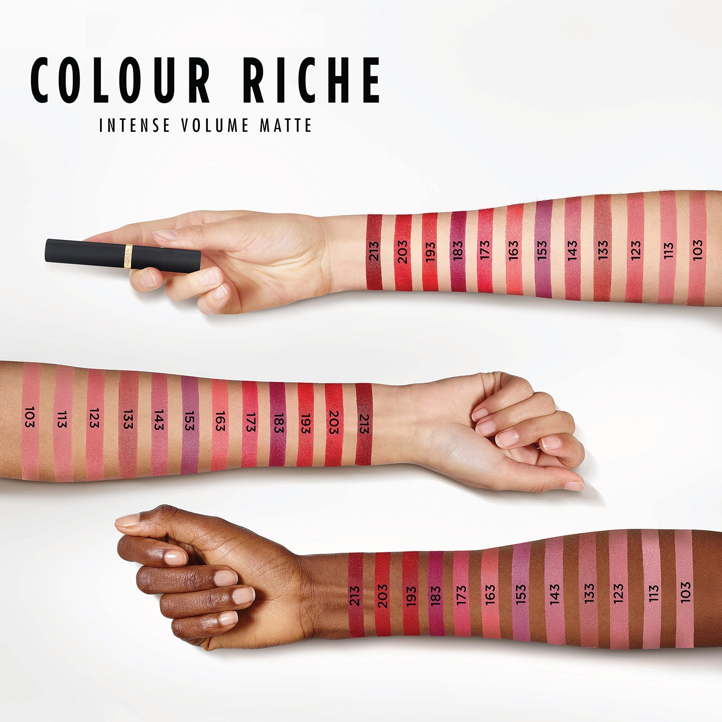 L'Oreal Paris Colour Riche Intense Volume Matte Lipstick, Lip Color Infused with Hyaluronic Acid for up to 16hr All Day Comfort, Le Nude Independant,