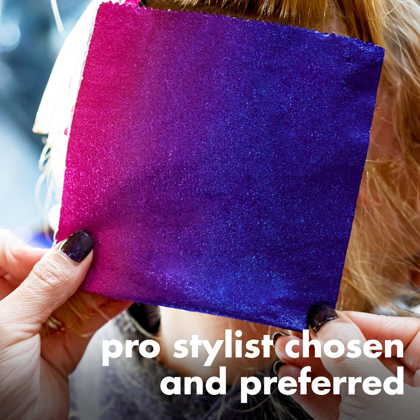 Colortrak Pink/Purple Gradient Pop-up Foil w/Dispenser (400 Count), Pre-cut Sheets, Non-Slip Embossed Texture, 5" x 10.75" Sheets for Hair Foil