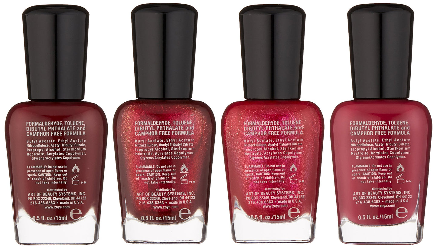 Zoya Polish Quad Nail Polish, Fa La La La La