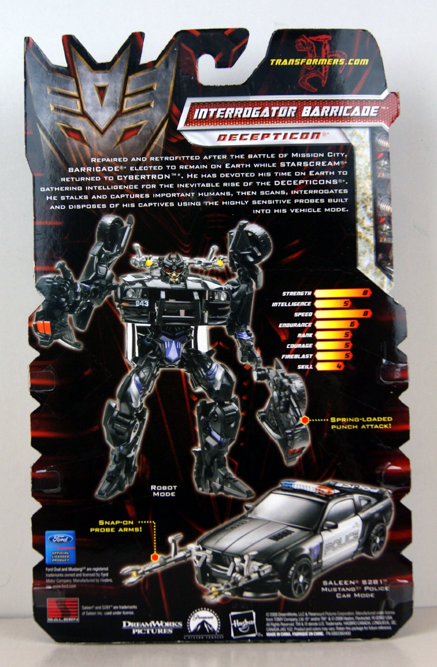 Transformers Deluxe Interrogator Barricade