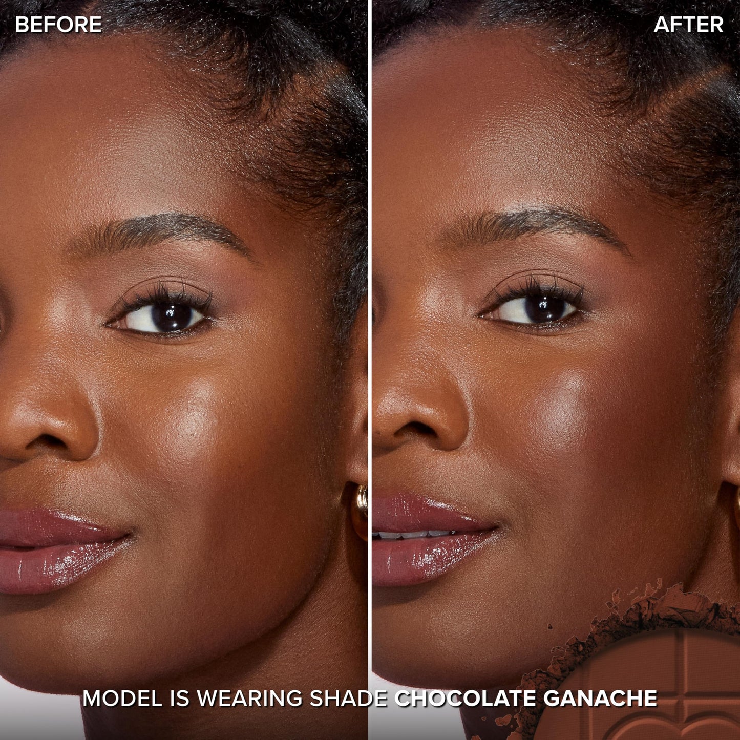 Too Faced Chocolate Soleil Matte Blurring Bronzer | Matte Bronzer Powder that Mimics Natural Skin for Blurred Sun-Kissed Effect, Chocolate Ganache