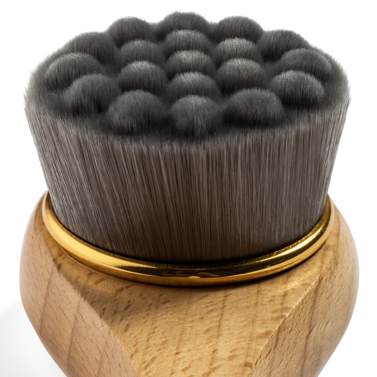 GranNaturals Manual Facial Cleansing Kabuki Brush – Deep Pore Cleaner & Scrubber for Makeup, Masks, Acne Wash & Daily Skin Care for Men & Women