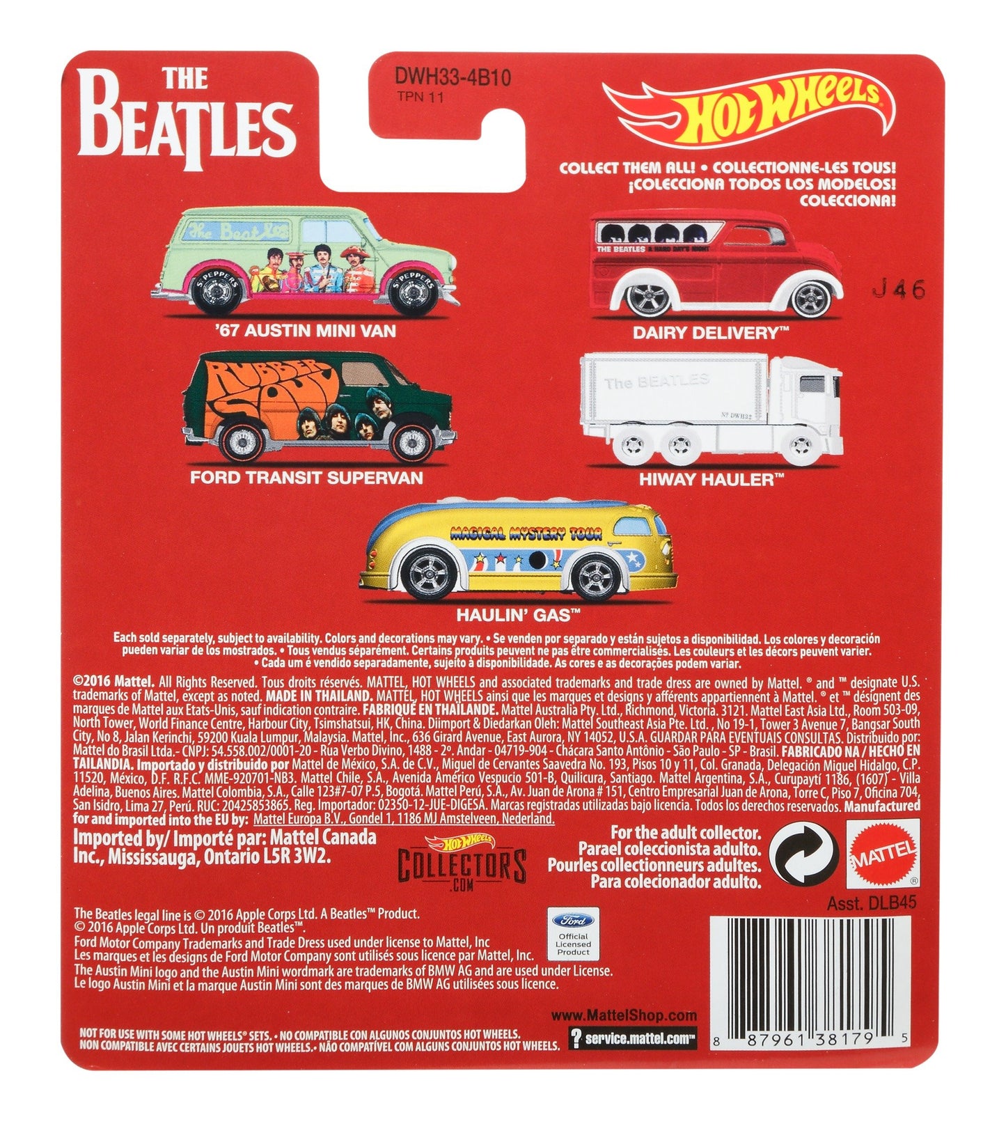 Hot Wheels The Beatles Dairy Delivery Vehicle