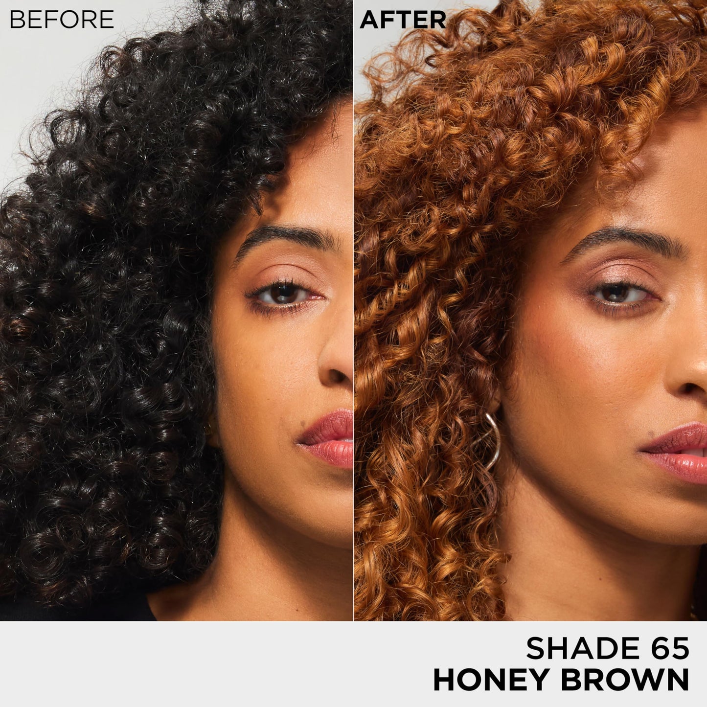 L’Oreal Paris Feria Multi-Faceted Shimmering Permanent Hair Color, High Intensity Hair Dye for 3X Highlights, 65 Honey Brown (Richest Caramel Brown)