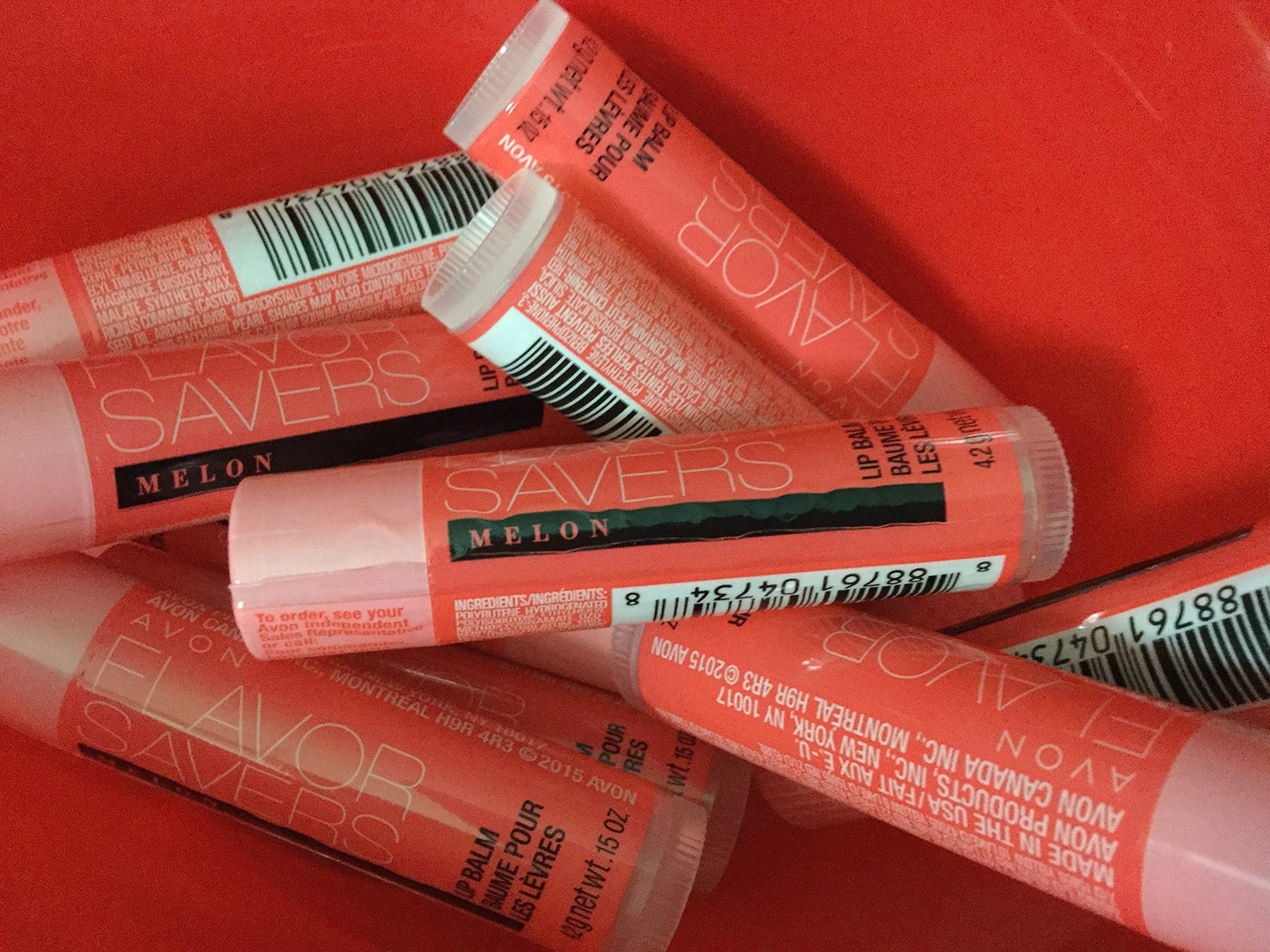 LOT of 10 AVON Flavor Savers Lip BALMS Melon H9R4R3