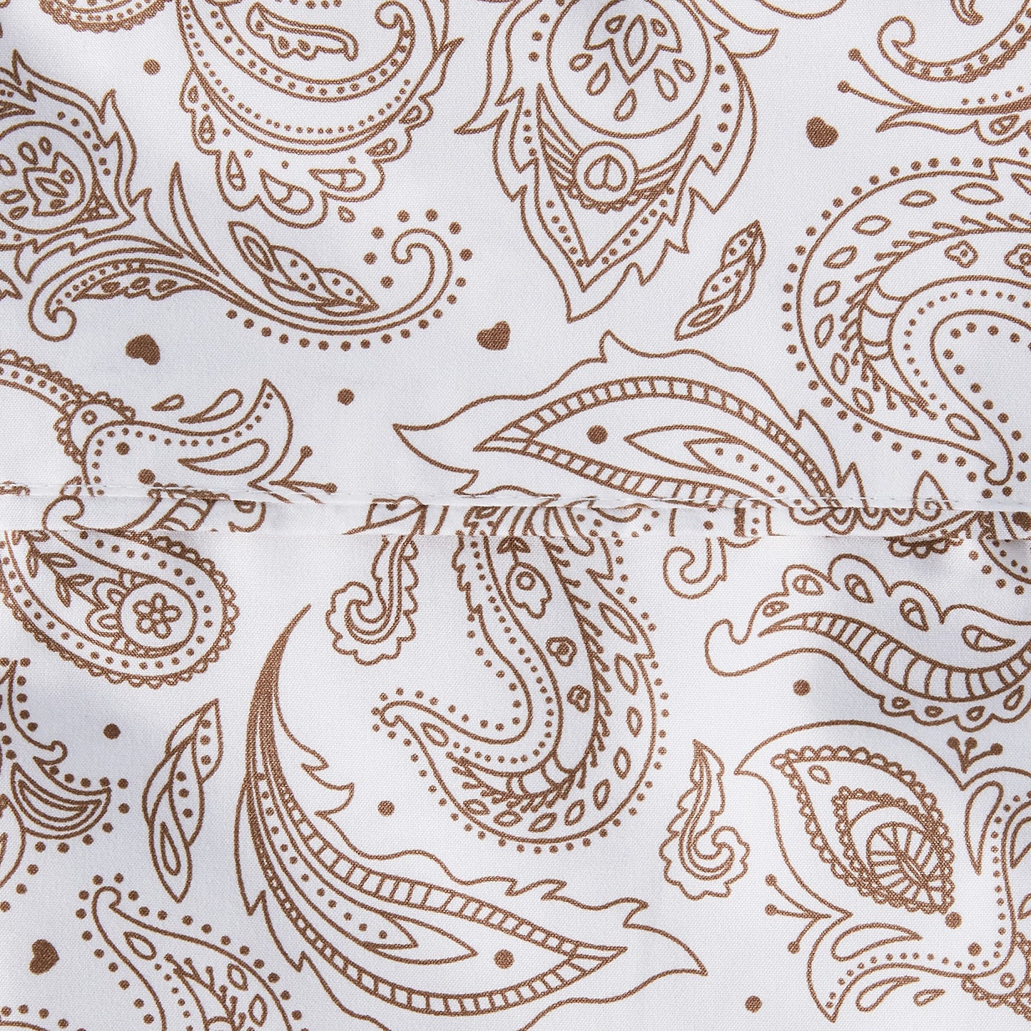 Valerian Paisley Printed Pillowcases 2-Piece Set Egyptian Quality 1500 Thread Count Timeless Classic Designs Soft and Smooth Weave, Wrinkle Resistant,
