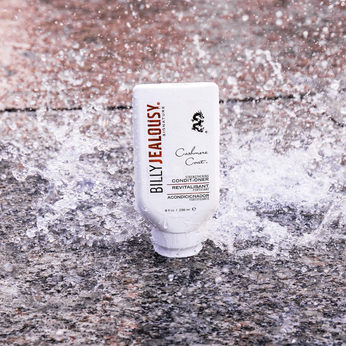 Billy Jealousy Cashmere Coat Hair Conditioner for Men, Strengthening & Hydrating Conditioner Infused with Peppermint, Lemon Fruit & Swertia Extract