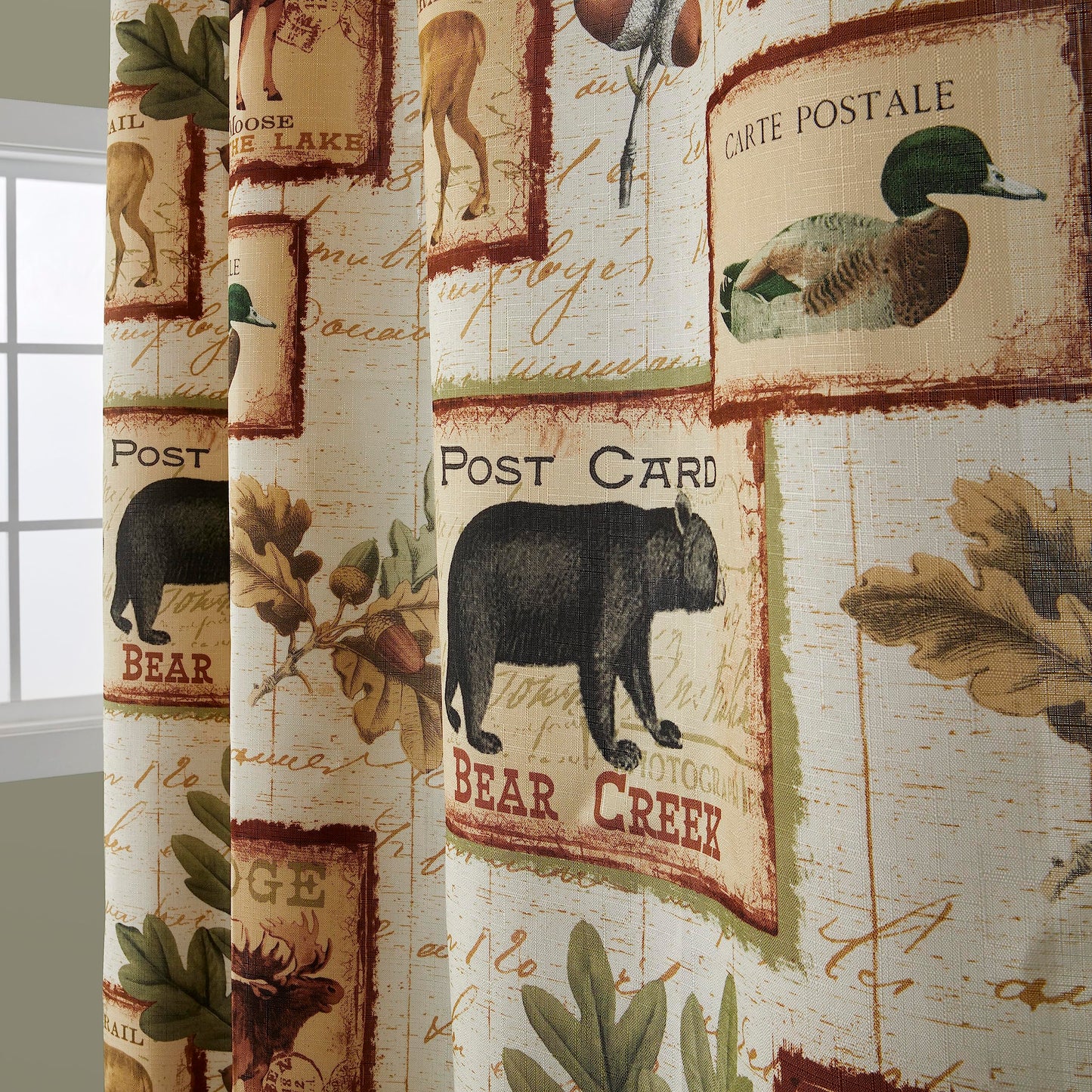 SKL Home Lodge Memories Shower Curtain, 70x72