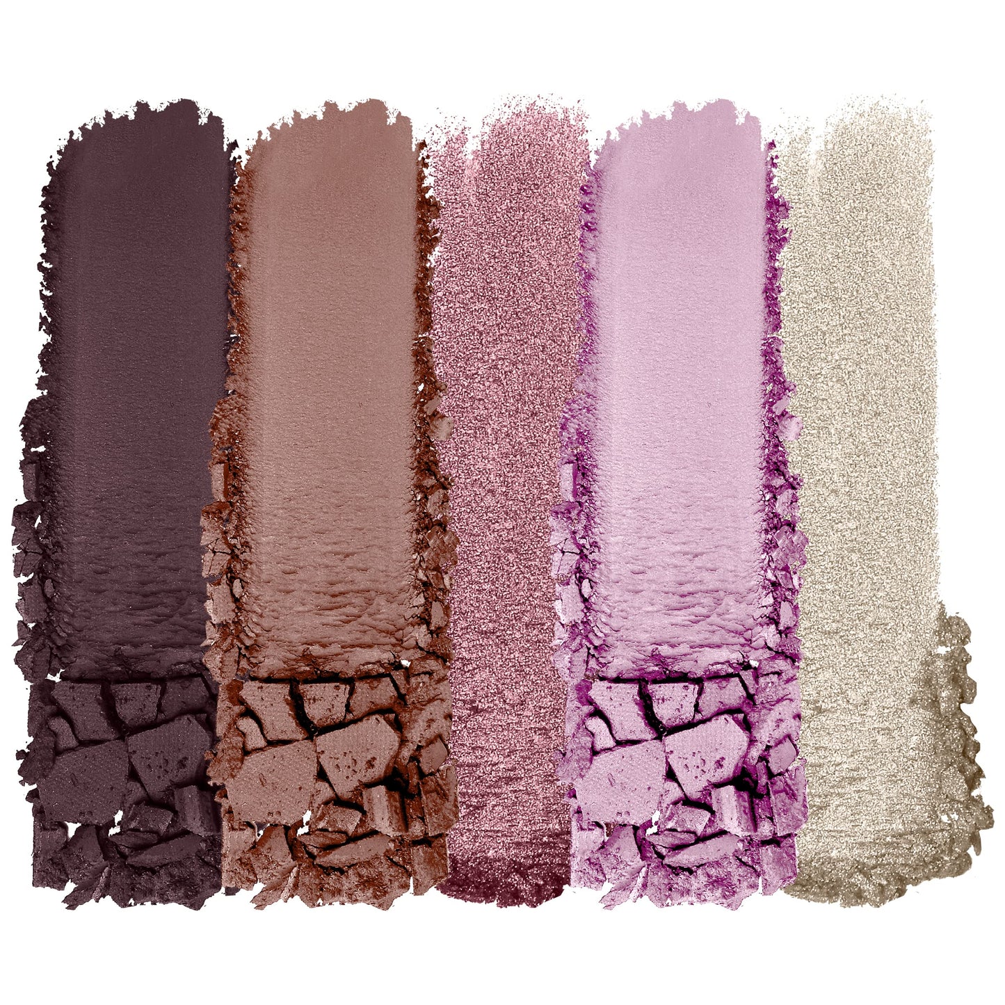 wet n wild Color Icon Eyeshadow Makeup 5 Pan Palette, Matte, Shimmer, Metallic, Long Wearing, Rich Buttery Pigment, Cruelty Free - Petalette