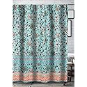 Greenland Home Barefoot Bungalow Audrey Bath Shower Curtain, Turquoise