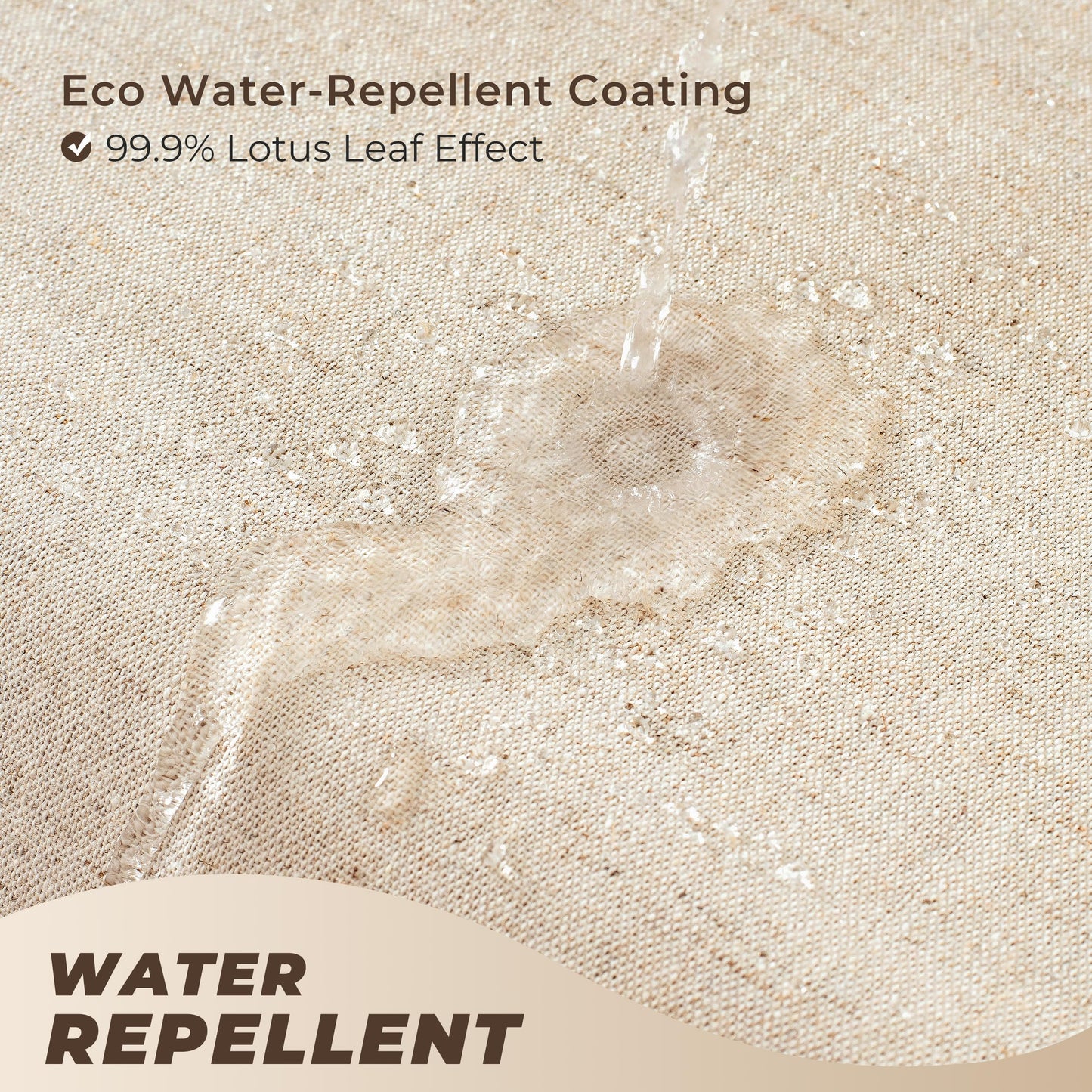 TURKIO Linen Shower Curtain Boho Beige Shower Curtains for Bathroom Thick Fabric Shower Curtain with Tassels Neutral Shower Curtains Rustic Farmhouse…