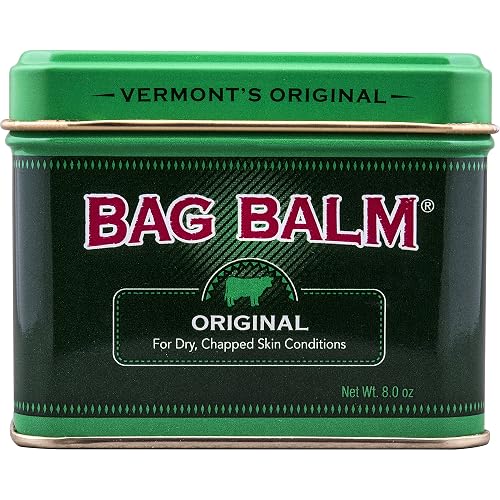 Bag Balm Vermont's Original for Dry Chapped Skin Conditions 8 Ounce Tin