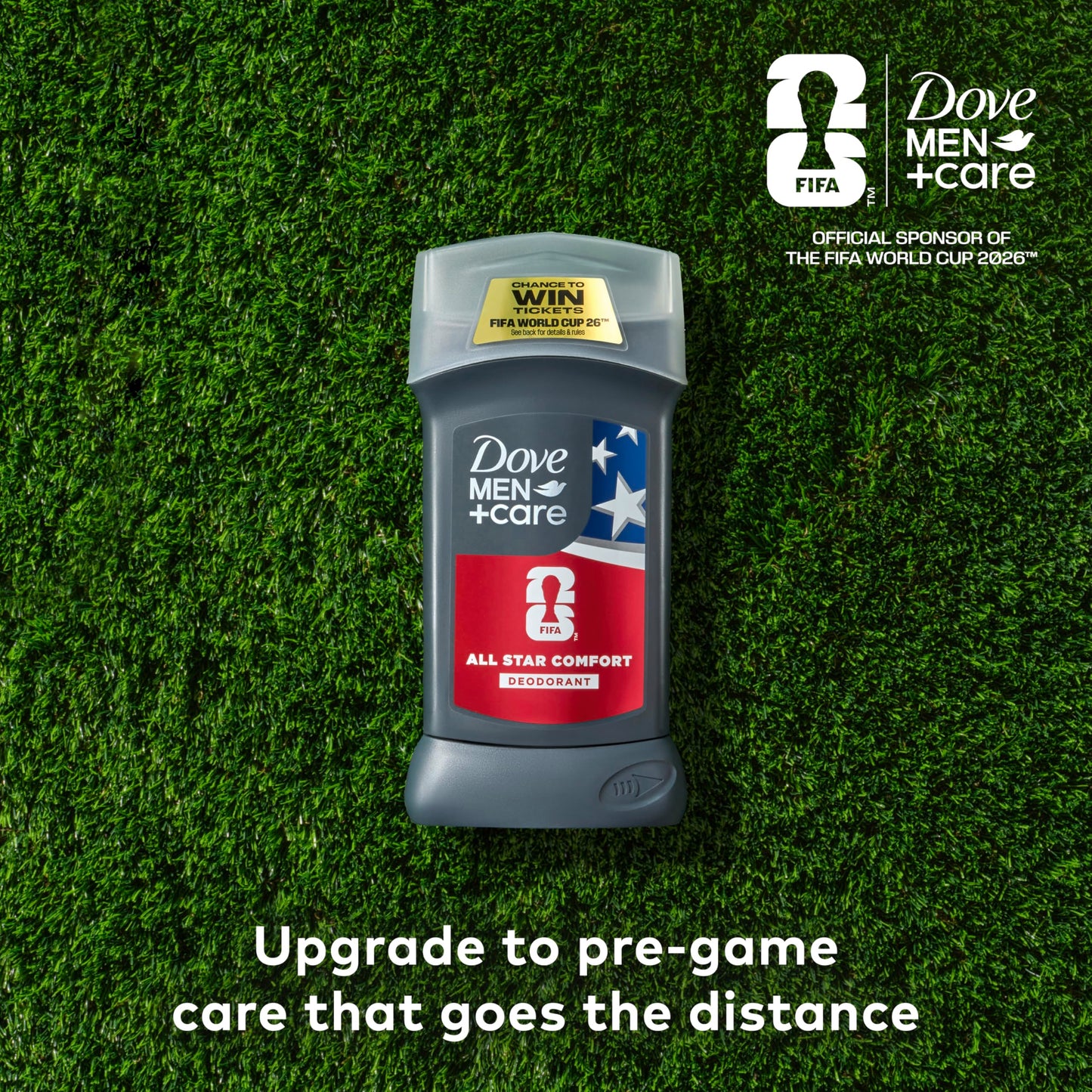 DOVE MEN + CARE Limited Edition FIFA Deodorant Stick for Men All Star Comfort for 72H Protection Neutralizes Odor 3.0 oz Beauty and Personal Care DOVE MEN + CARE