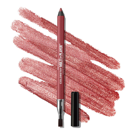 REVLON ColorStay Multiplayer Liquid-Glide Eye Pencil, Multi-Use Eye Makeup With Blending Brush, Blends Then Sets, Creamy Texture, Waterproof