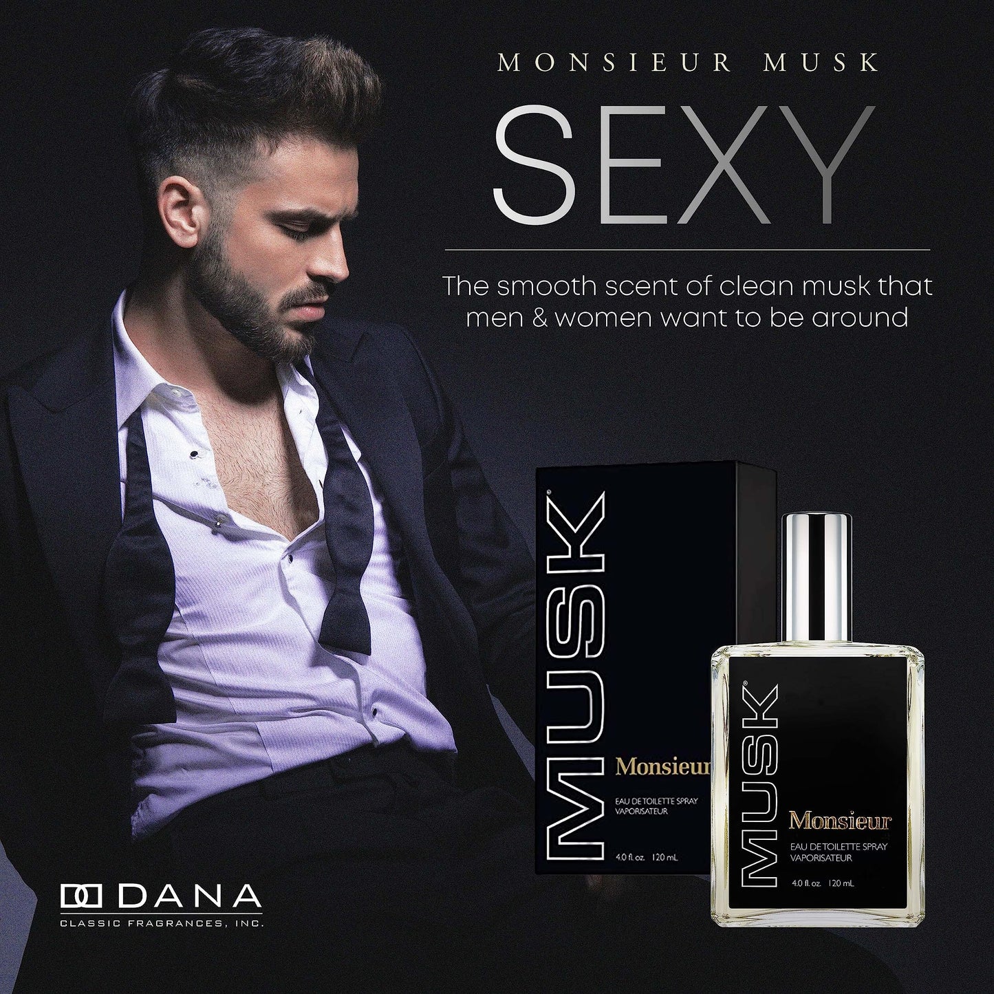 Dana Monsieur Musk Gift Set - EDT Spray & Shower Gel