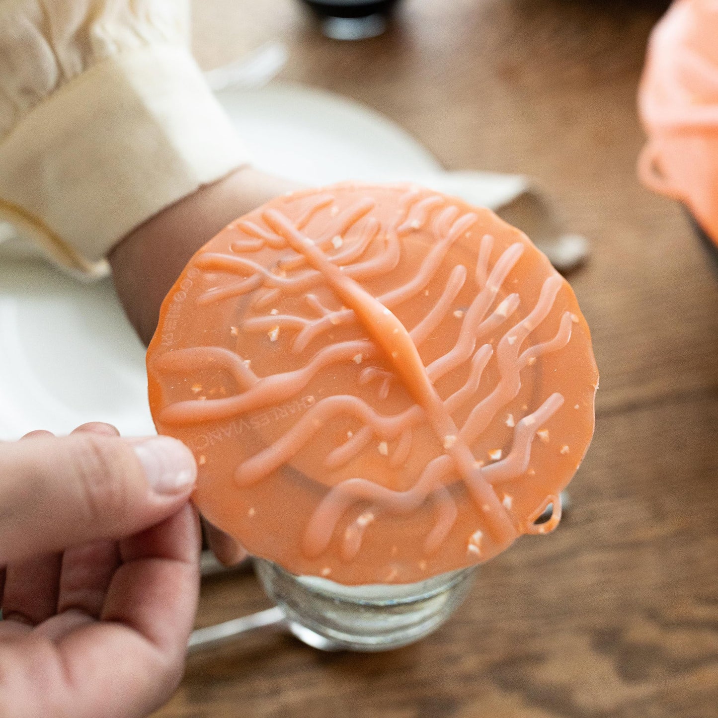 Charles Viancin - Coastal Silicone Lid for Food Storage - Costal Drink Covers - Set of 4 - One of Each - Creates an Airtight Seal on Any Smooth Rim…