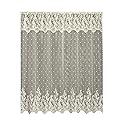 Heritage Lace, Ecru Floret 72x72 Shower Curtain, 72 inch Wide by 72 inch Drop (6290E-OC)