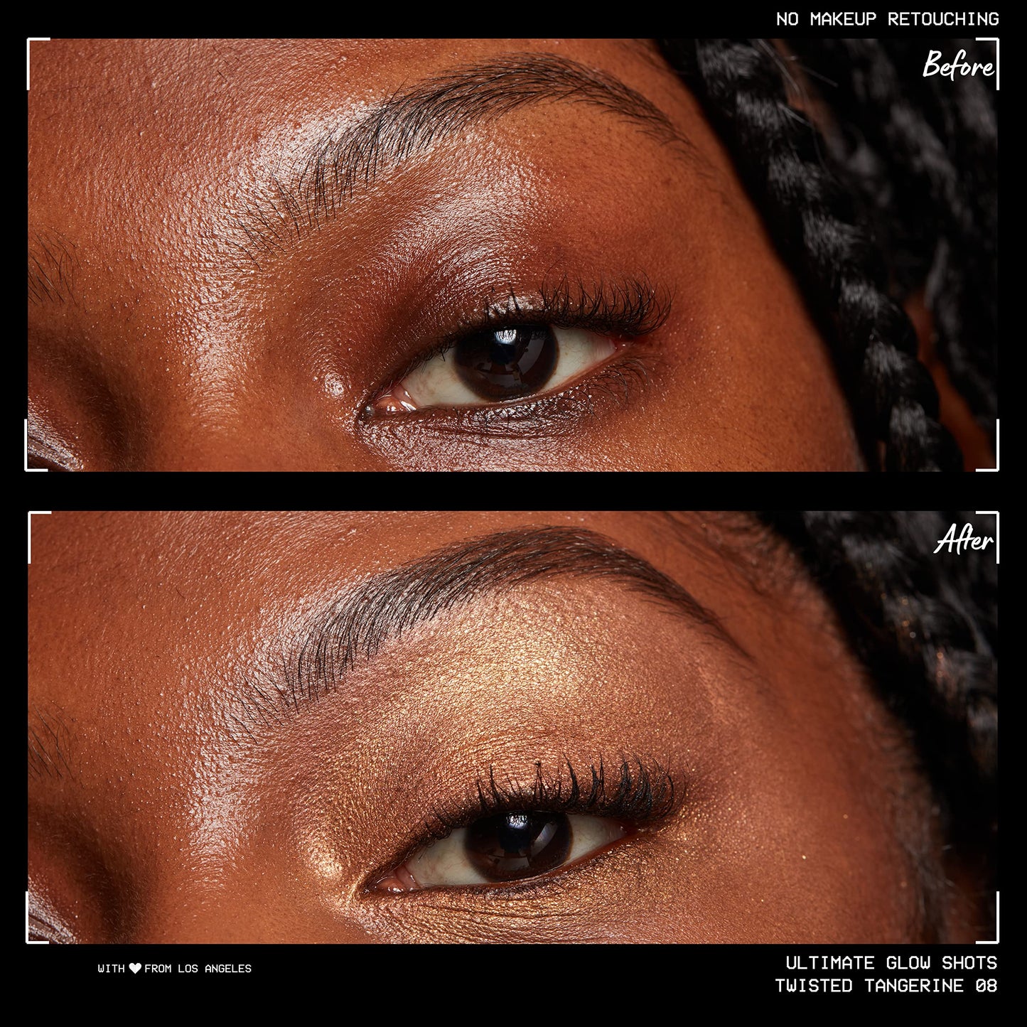 NYX PROFESSIONAL MAKEUP Ultimate Glow Shots, Liquid Eyeshadow, Long-Lasting Shimmer Eye Shadow with Vitamin C - Twisted Tangerine