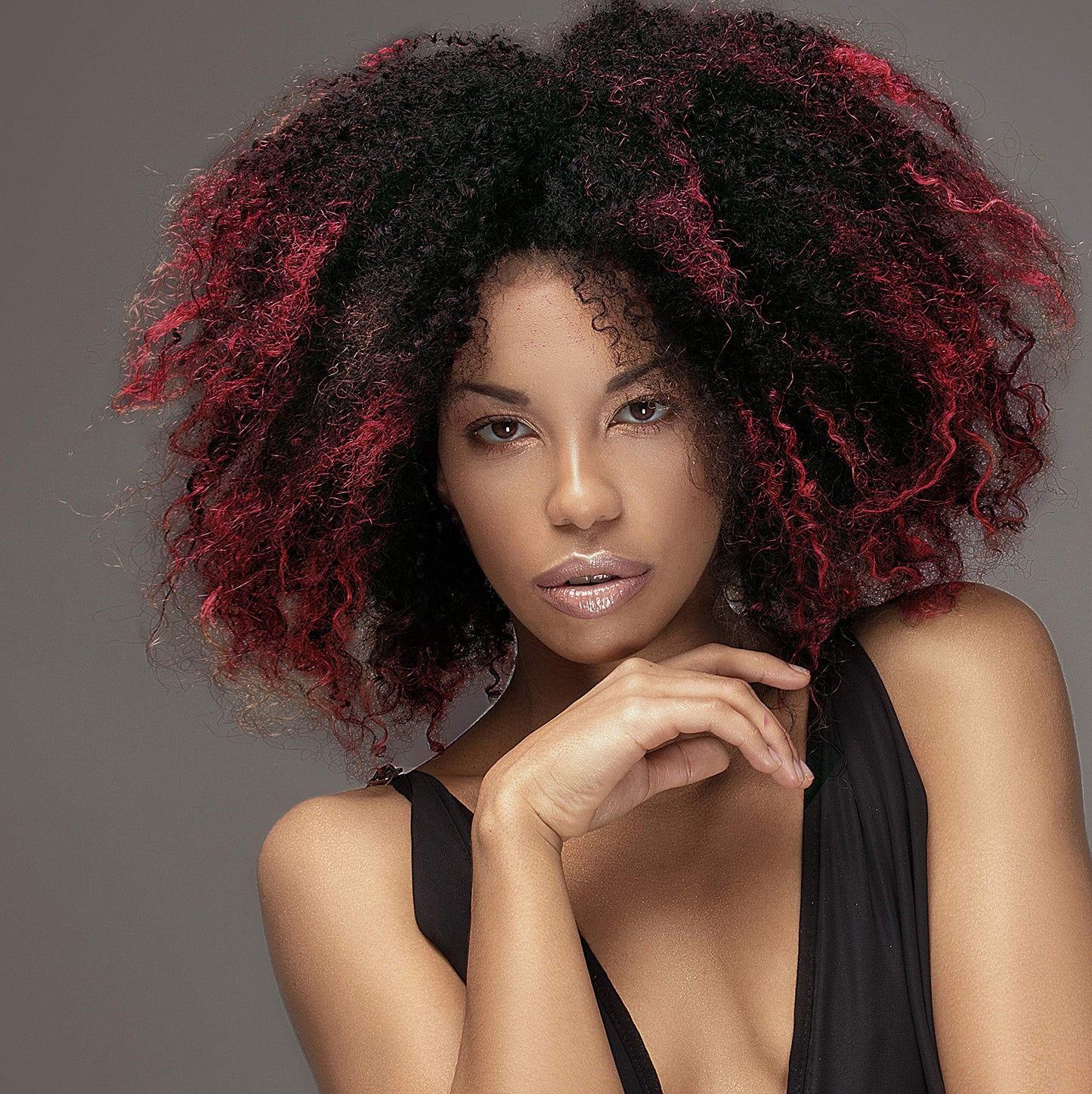 Colorme Root Touch Up Temporary Hair Mascara to color and Blend Semi Permanent Dye regrowth. Washes Out (RASPBERRY)