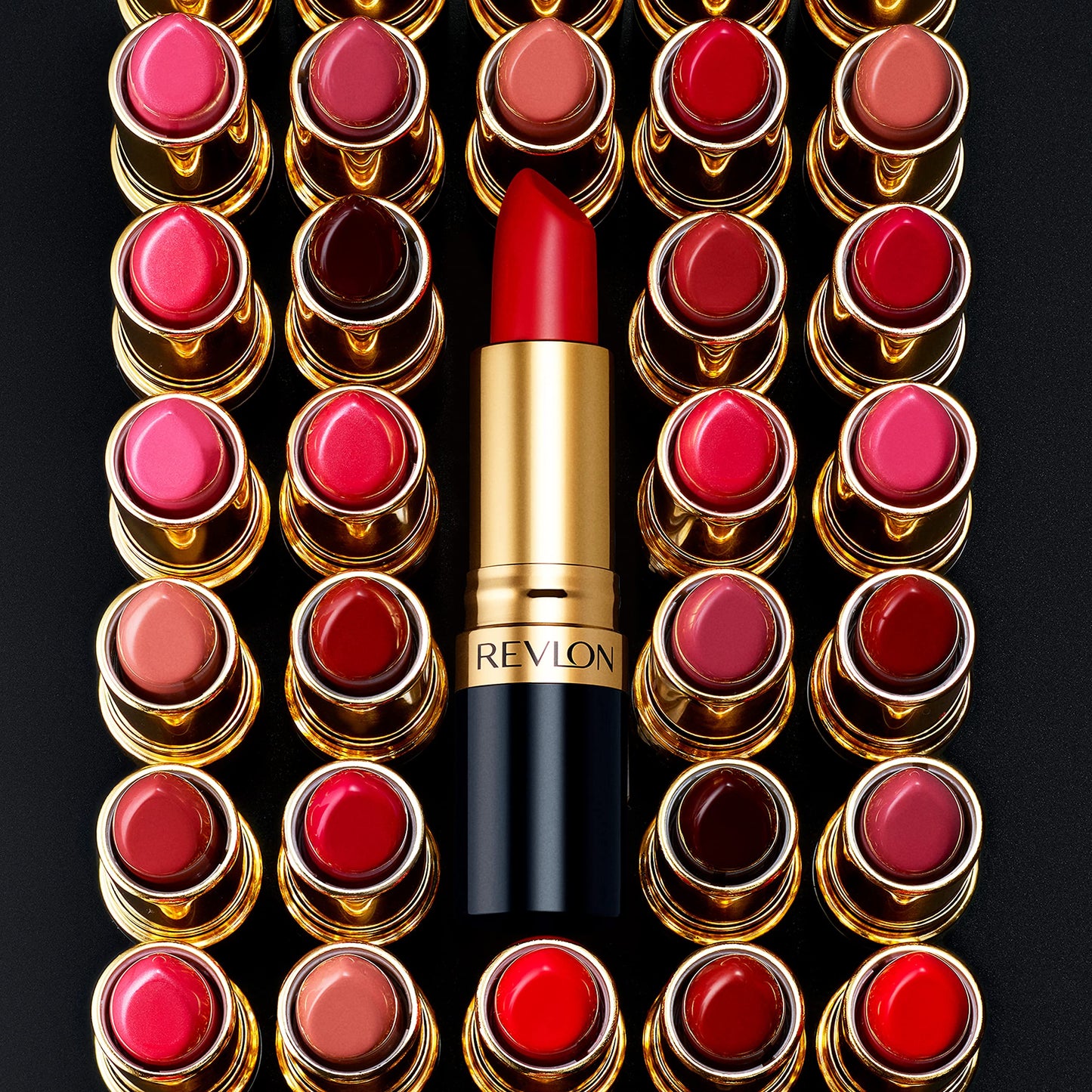 Revlon Super Lustrous Lipstick, Creamy Formula For Soft, Fuller-Looking Lips, Moisturized Feel, 041 Gold Goddess, 0.15 oz