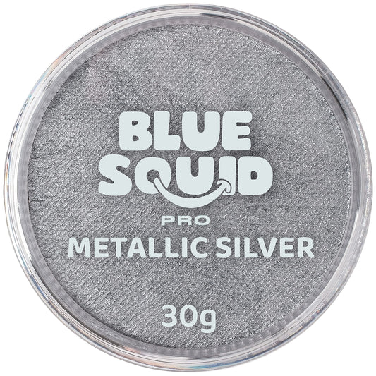 Blue Squid Face Paint Water Based Single Cake Professional Face Paint & Body Paint - Water Activated, Kids Adults Face Painting for Costume, Halloween